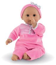 Koloběžky tříkolové - Set koloběžka tříkolová Corolle Smoby s košíkem a panenkou Mariou v růžových šatech 30 cm_1
