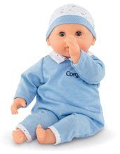Puppen ab 18 Monaten - Puppe Bébé Calin Mael Corolle mit blauen Scheraugen und Bohnen 30 cm ab 18 Monaten_0