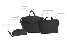 Přebalovací tašky ke kočárkům - Přebalovací taška 4v1 toTs-smarTrike Duet Extra s vnitřní taškou a termoobalem černá_1