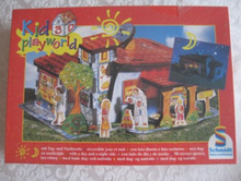 Detské puzzle do 100 dielov - 3D puzzle Kid Playworld rôzne druhy domčekov_5