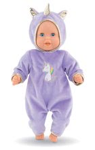 Panenky od 18 měsíců - Panenka Bébé Calin Unicorn Corolle s modrýma mrkacíma očima a fazolkami 30 cm od 18 měs_2