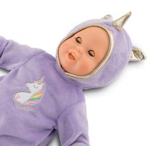 Panenky od 18 měsíců - Panenka Bébé Calin Unicorn Corolle s modrýma mrkacíma očima a fazolkami 30 cm od 18 měs_3