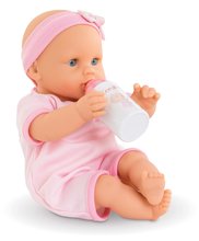 Lutke za djecu od 18 mjeseci - Bábika Bébé Calin Good Night Set Corolle s modrými klipkajúcimi očami a spacím vakom s fľašou a cumlíkom 30 cm od 18 mes CO100570_6