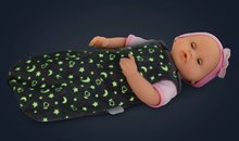 Lutke za djecu od 18 mjeseci - Bábika Bébé Calin Good Night Set Corolle s modrými klipkajúcimi očami a spacím vakom s fľašou a cumlíkom 30 cm od 18 mes CO100570_4