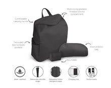 Previjalne torbe za vozičke - Previjalna torba toTs-smarTrike Posh črna 3v1 vodoodporna s termo ovitkom za stekleničko z dodatki_4