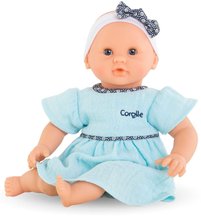 Igrače dojenčki od 18. meseca - Dojenček Bébé Calin Maud Corolle z modrimi mežikajočimi očkami in polnilom iz bunkic 30 cm od 18 mes_0