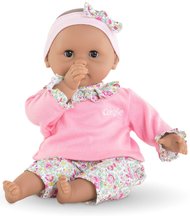 Igrače dojenčki od 18. meseca - Dojenček Bébé Calin Maria Corolle z rjavimi mežikajočimi očkami in polčnilom iz bunkic 30 cm od 18 mes_2