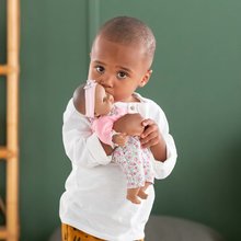 Igrače dojenčki od 18. meseca - Dojenček Bébé Calin Maria Corolle z rjavimi mežikajočimi očkami in polčnilom iz bunkic 30 cm od 18 mes_4