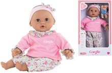 Igrače dojenčki od 18. meseca - Dojenček Bébé Calin Maria Corolle z rjavimi mežikajočimi očkami in polčnilom iz bunkic 30 cm od 18 mes_3