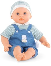 Păpuși de la 18 luni - Păpușa Bébé Calin Mael Corolle cu ochi albaștri clipitori și biluțe 30 cm de la 18 luni_3