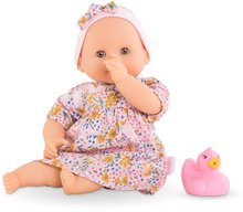 Lutke za djecu od 18 mjeseci - Bábika na kúpanie Baby Bath Calypso Mon Premiere Poupon Corolle s hnedými klipkajúcimi očami a kačičkou 30 cm od 18 mes CO100680_2