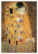 Stari vnosi - Educa 13794 Puzzle Art The kiss, G. Klimt 1500 ks + lepilo Fix Puzzle_0