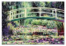 Puzzle 1500 dielne - Puzzle Art White Water Lilies, Claude Monet Educa 1500 dielov_0