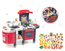 Bucătărie pentru copii seturi - Set bucătărie de jucărie Tefal SuperChef Smoby cu grill şi set de alimente pentru bucătărie 100 de bucăţi_20