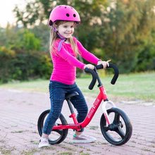 Odrážadlá od 18 mesiacov - Balančné odrážadlo skladacie Folding Balance Bike Red smarTrike červené z hliníka s ergonomickými úchytmi od 2-5 rokov a chrániče ako darček_7