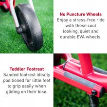 Babytaxiuri de la 18 luni - Bicicletă pliabilă fără pedale Folding Balance Bike Red smarTrike din aluminiu cu mânere ergonomice de la 2-5 ani_3