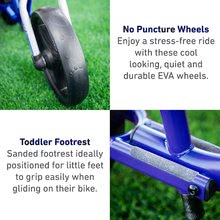 Odrážedla od 18 měsíců - Balanční odrážedlo skládací Folding Balance Bike Blue smarTrike z hliníku s ergonomickými úchyty od 2–5 let_3