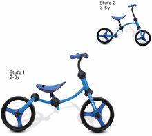 Babytaxiuri de la 18 luni - Bicicletă fără pedale Fisher-Price Running Bike 2in1 smarTrike albastru-negru de la 24 luni_2