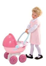 Cărucioare de la 18 luni - Cărucior pentru păpuşă Baby Nurse Smoby adânc oval (55 cm mâner de împins) de la 18 luni_0