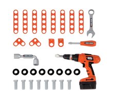 Produse vechi - Cărucior de lucru Black&Decker Smoby cu burghiu mecanic și 20 de accesorii_2