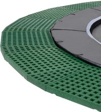 In Ground Trampolines  - EXIT Dynamic ground level trampoline ø366cm with Freezone safety plates - black _1