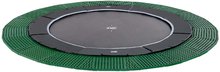 Trampolíny zemné -  NA PREKLAD - Trampolín con zona de impacto Dynamic Groundlevel Exit Toys alrededor de la tierra 427 cm de diámetro negro_1