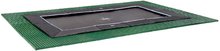 In Ground Trampolines  - EXIT Dynamic ground level trampoline 244x427cm with Freezone safety plates - black _1