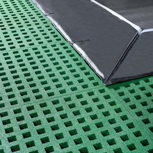 In Ground Trampolines  - EXIT Dynamic ground-level trampoline 275x458cm with Freezone safety plates - black _2