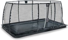 In Ground Trampolines  - EXIT Dynamic ground level trampoline 305x519cm with safety net - black _1