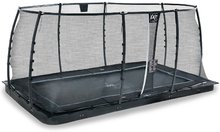 Bodentrampoline - EXIT Dynamic ebenerdiges Trampolin 275x458cm mit Sicherheitsnetz - schwarz _1