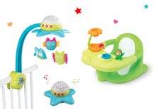 Karussells über  Kinderbett - Set Karussell über dem Kinderbett Star Cotoons 2v1 Smoby und ein Frosch-Badesitz mit  Saugnäpfen grün_16