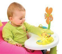 Dětské sedačky - Nafukovací křeslo Cotoons Smoby s didaktickým stolem růžové od 6 měsíců_2