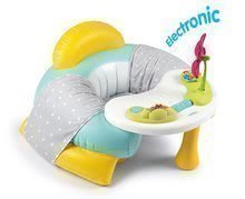 Sièges pour enfants - Chaise avec table de jeu Cotoons Smoby Avec une housse en tissu et une fleur avec son et lumière à partir de 6 mois_0