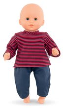 Oblačila za punčke - Oblačilo Striped T-shirt & Pants Corolle za 30 cm dojenčka od 18 mes_0