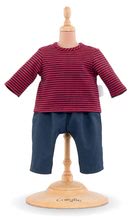 Oblačila za punčke - Oblačilo Striped T-shirt & Pants Corolle za 30 cm dojenčka od 18 mes_1