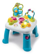 Dětská chodítka - Set chodítko a kočárek s brzdou Croc Baby Walker Minikiss 3in1 Smoby a didaktický stolek se zvuky a světlem_25