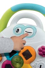 Otroški sprehajalčki - Komplet sprehajalček z didaktičnim kovčkom Trott Cotoons 2v1 Smoby z zvokom in lučko in interaktivni Robot TIC Smart s 3 poučnimi igrami_2