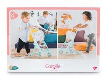Kinderwagen für Puppe ab 18 Monaten - Puppenwagen Stroller Mint Mon Grand Poupon Corolle mit Faltdach für 30 cm Puppe ab 18 Monaten_5