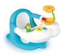 Badespielzeuge - Badewanne-Sitz Frosch Baby Bath Time Cotoons Smoby mit Blume und Saugnäpfen von 6-16 Monaten_1