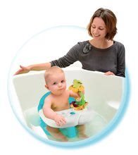 Hračky do vane - Sedátko do vane Žaba Baby Bath Time Cotoons Smoby s kvetinkou a prísavkami od 6-16 mes_0