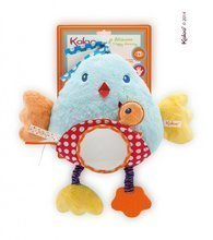 Plyšový ptáček Colors-My Bed Activity Panel Bird Kaloo s kousátkem a zrcátkem 30 cm pro nejmenší