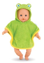 Játékbaba ruhák - Fürdőköpeny Bathrobe Frog Mon Premier Poupon Corolle 30 cm játékbabána 18 hó-tól_0