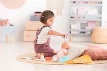 Játékbaba kiegészítők - Étkészlet táskában előkével Mealtime Set Corolle 30 cm játékbabának 11 kiegészítő 18 hó-tól_6