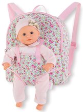 Dodatki za punčke in dojenčke - Nahrbtnik z nosilko Floral Corolle za 30 cm punčko nastavljive naramnice_0