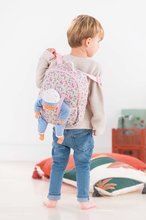 Accessoires pour poupées - Sac à dos porte-poupon Floral Corolle pour poupée 30 cm, bretelles ajustables_2