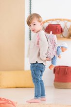 Játékbaba kiegészítők - Hátizsák babahordozóval Floral Corolle 30 cm játékbabának vállpánt állítható_3