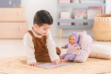Játékbaba kiegészítők - Hátizsák babahordozóval Floral Corolle 30 cm játékbabának vállpánt állítható_6