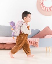 Játékbaba kiegészítők - Hátizsák babahordozóval Floral Corolle 30 cm játékbabának vállpánt állítható_10