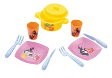 Accesorii și vase de bucătărie de jucărie - Set veselă Barbapapa Écoiffier cu 18 accesorii de la 18 luni_2