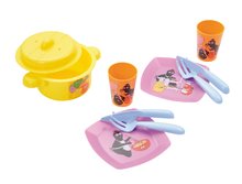 Accesorii și vase de bucătărie de jucărie - Set veselă Barbapapa Écoiffier cu 18 accesorii de la 18 luni_1